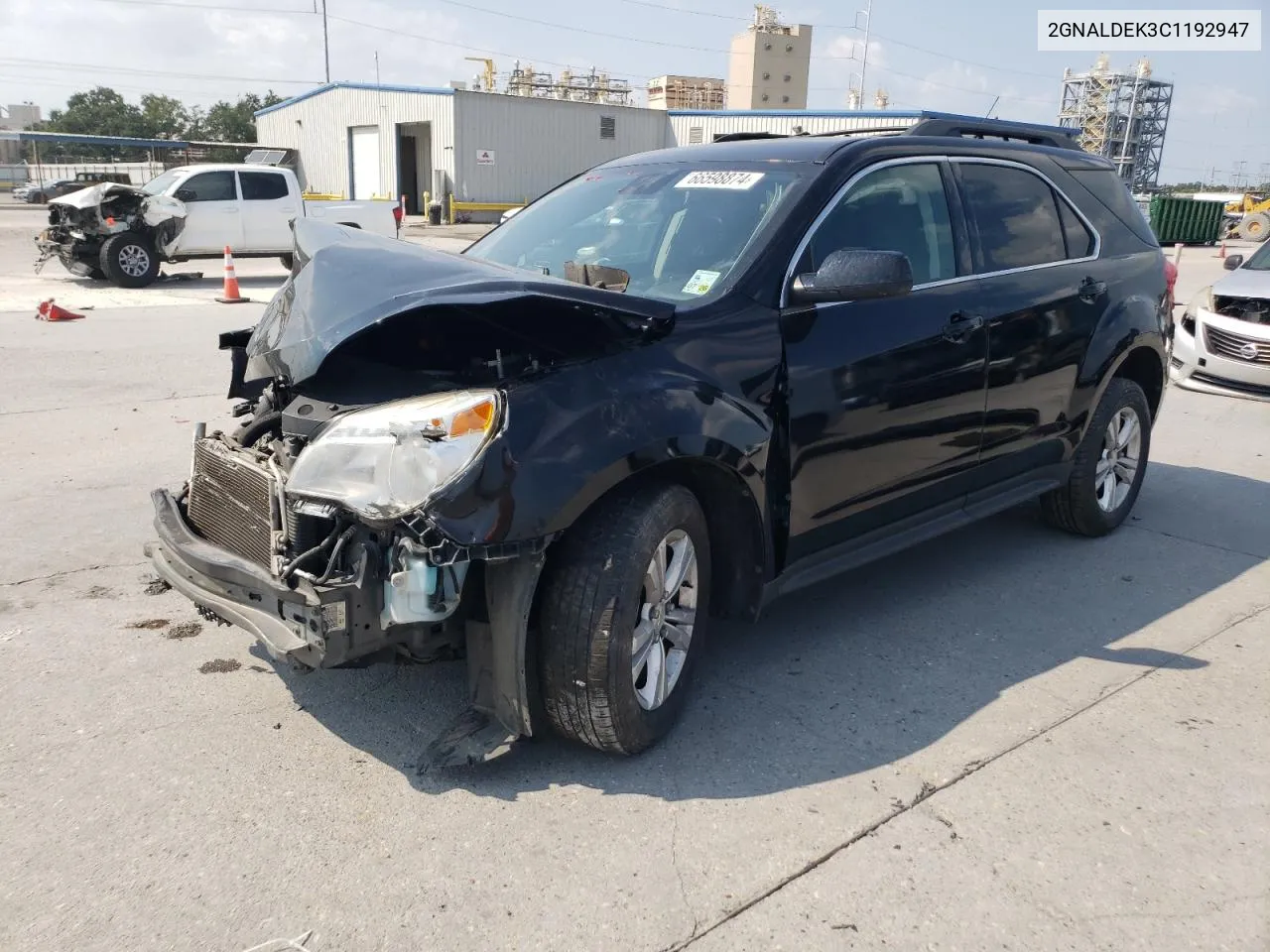 2012 Chevrolet Equinox Lt VIN: 2GNALDEK3C1192947 Lot: 66598874