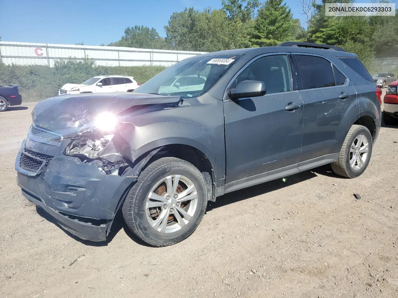 2012 Chevrolet Equinox Lt VIN: 2GNALDEK0C6293303 Lot: 66869084