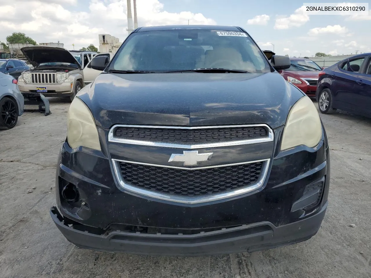 2012 Chevrolet Equinox Ls VIN: 2GNALBEKXC6310290 Lot: 67596334