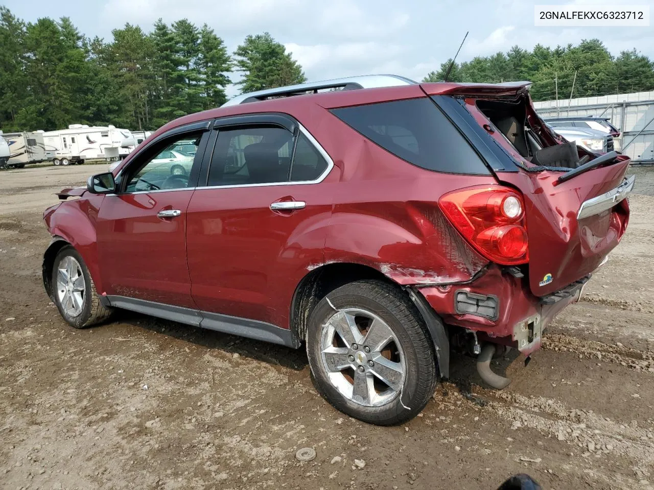 2012 Chevrolet Equinox Ltz VIN: 2GNALFEKXC6323712 Lot: 67680704