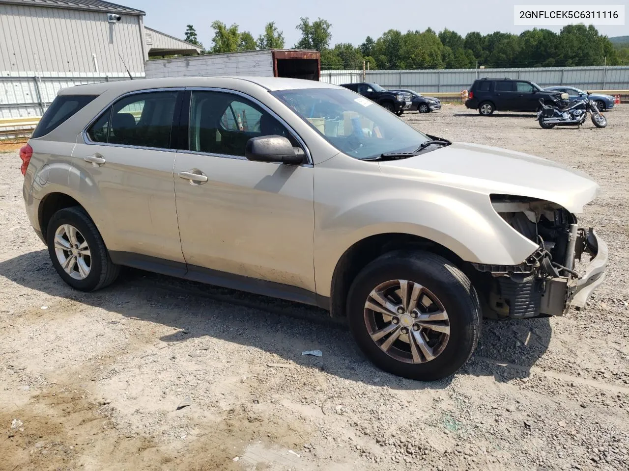 2012 Chevrolet Equinox Ls VIN: 2GNFLCEK5C6311116 Lot: 68605854