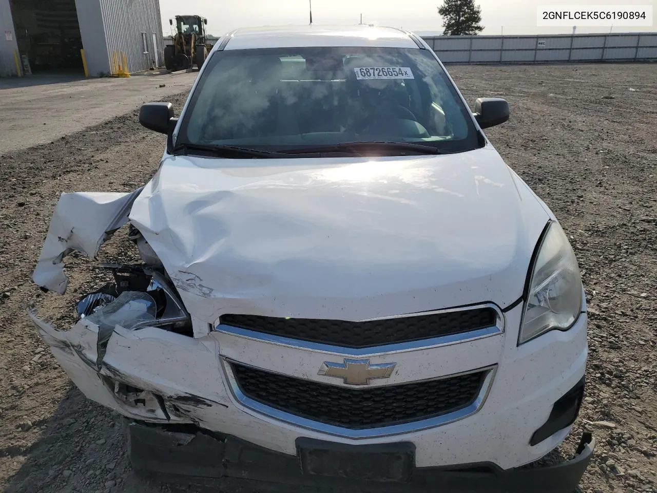 2012 Chevrolet Equinox Ls VIN: 2GNFLCEK5C6190894 Lot: 68726654