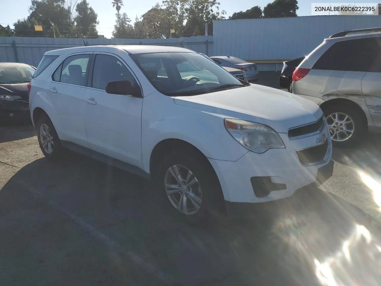 2012 Chevrolet Equinox Ls VIN: 2GNALBEK0C6222395 Lot: 68825934