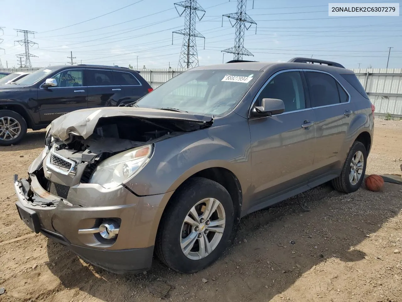 2012 Chevrolet Equinox Lt VIN: 2GNALDEK2C6307279 Lot: 68827994