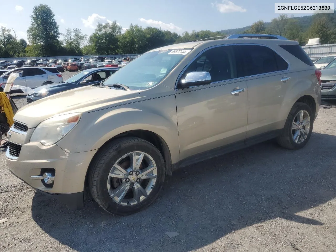 2012 Chevrolet Equinox Ltz VIN: 2GNFLGE52C6213839 Lot: 68837144