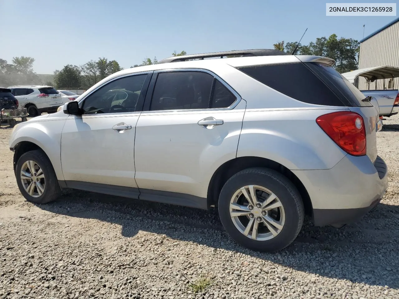 2012 Chevrolet Equinox Lt VIN: 2GNALDEK3C1265928 Lot: 68968934