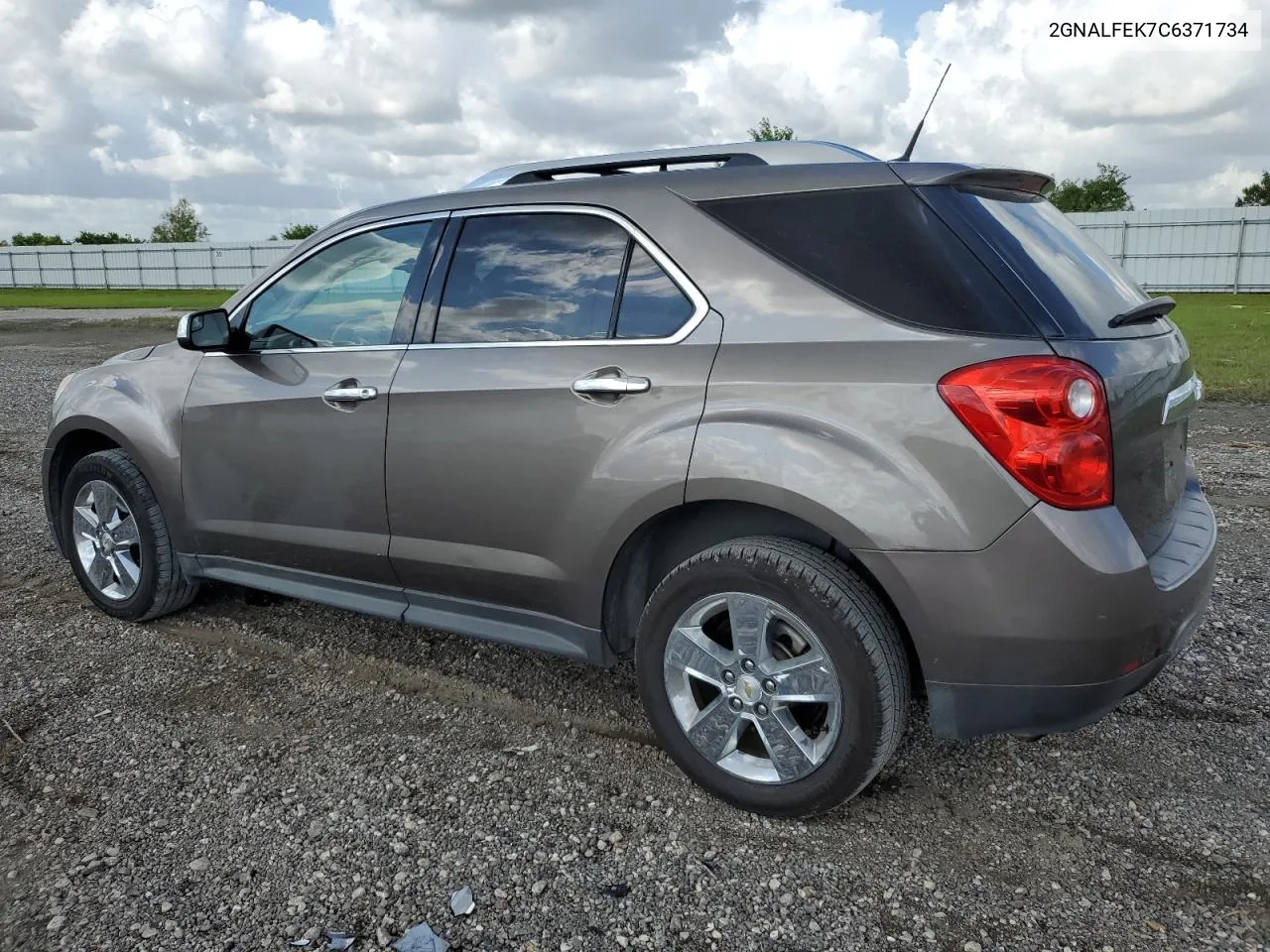 2012 Chevrolet Equinox Ltz VIN: 2GNALFEK7C6371734 Lot: 69102304