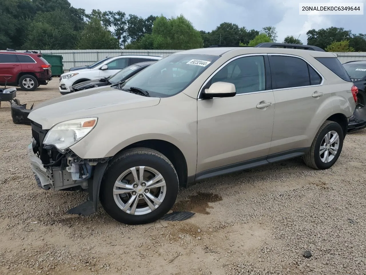 2GNALDEK0C6349644 2012 Chevrolet Equinox Lt