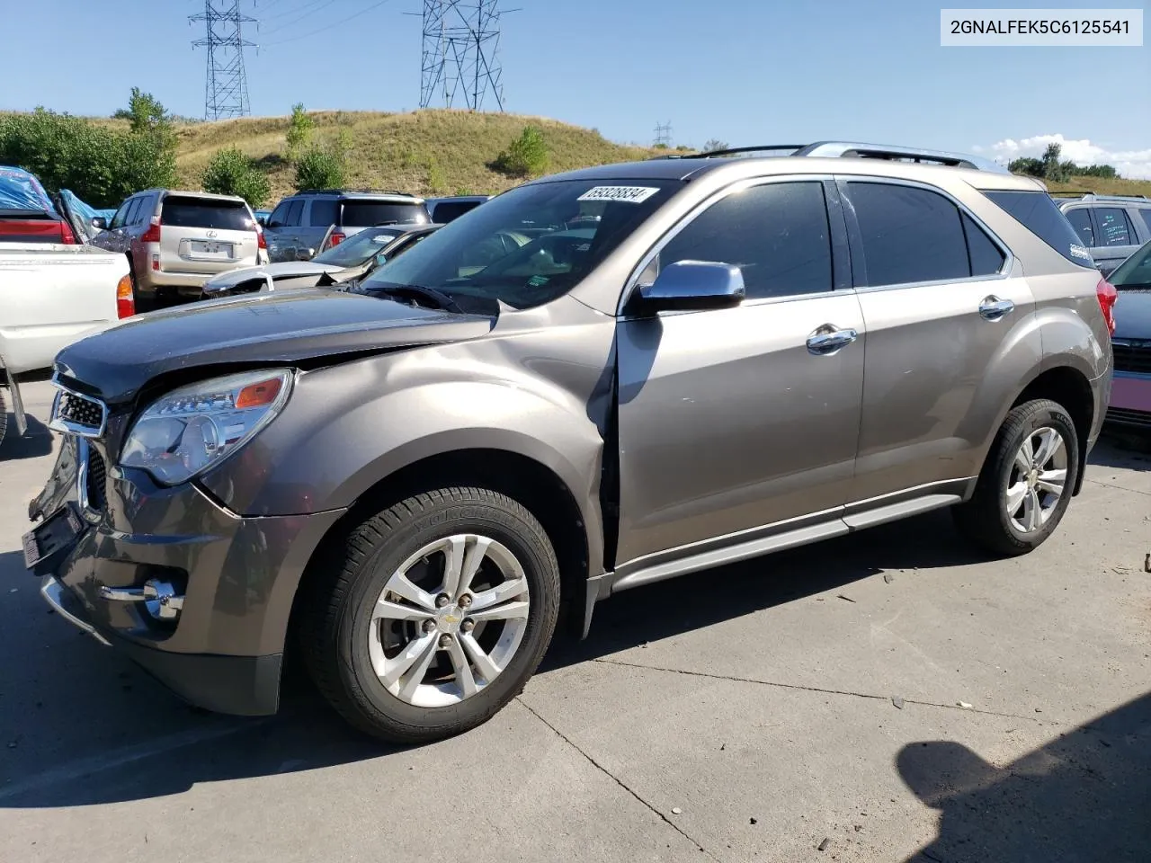 2012 Chevrolet Equinox Ltz VIN: 2GNALFEK5C6125541 Lot: 69328834