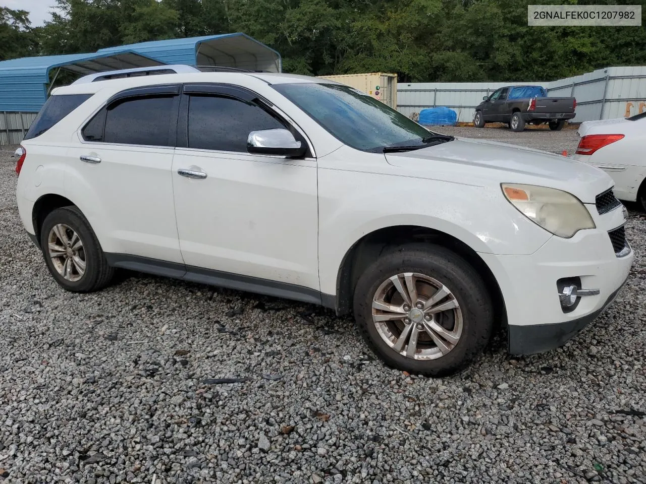 2GNALFEK0C1207982 2012 Chevrolet Equinox Ltz