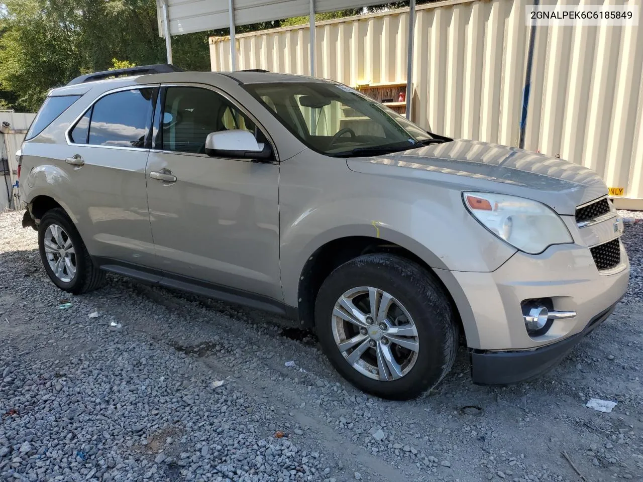 2012 Chevrolet Equinox Lt VIN: 2GNALPEK6C6185849 Lot: 69619204