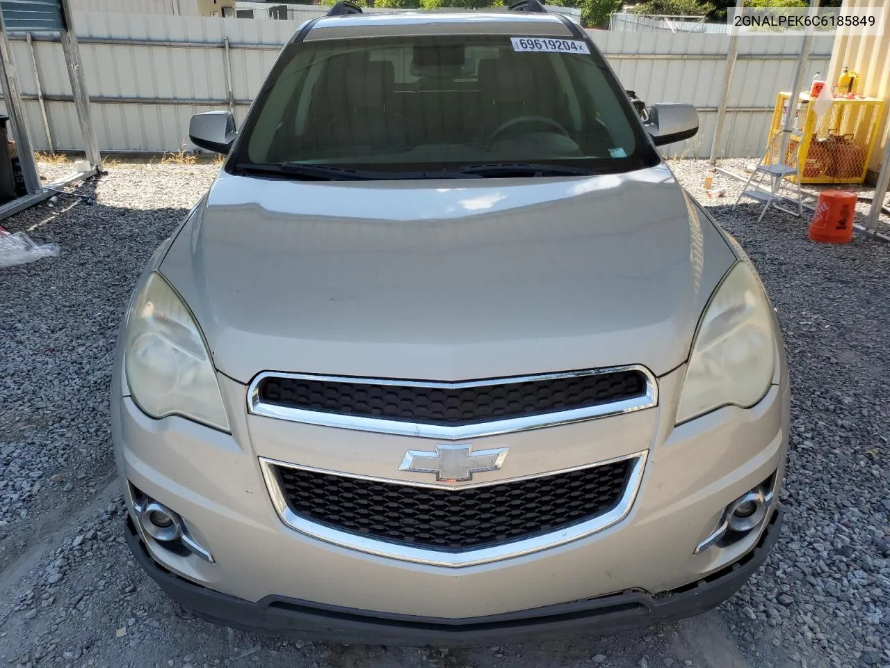 2012 Chevrolet Equinox Lt VIN: 2GNALPEK6C6185849 Lot: 69619204