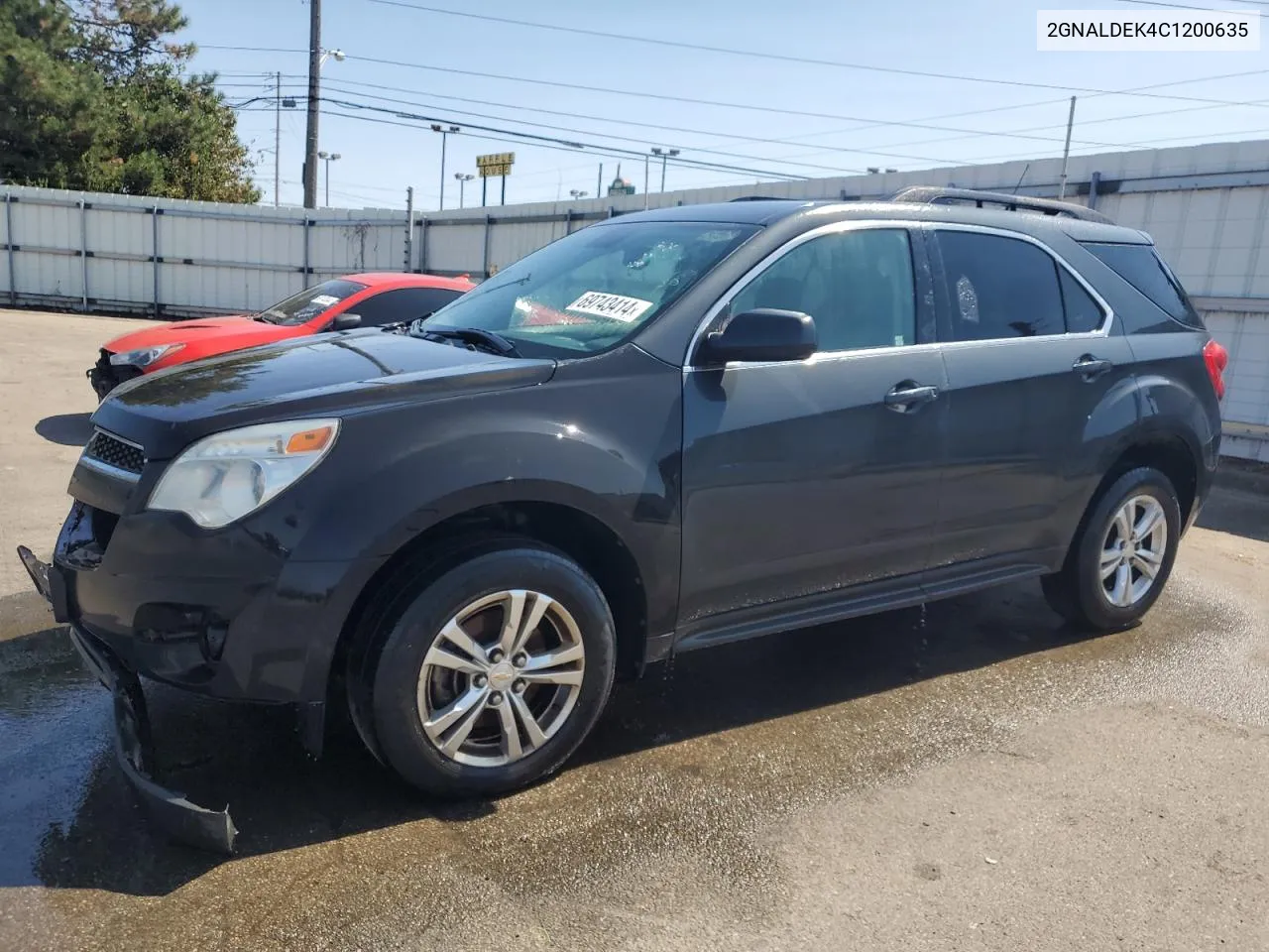 2012 Chevrolet Equinox Lt VIN: 2GNALDEK4C1200635 Lot: 69743414