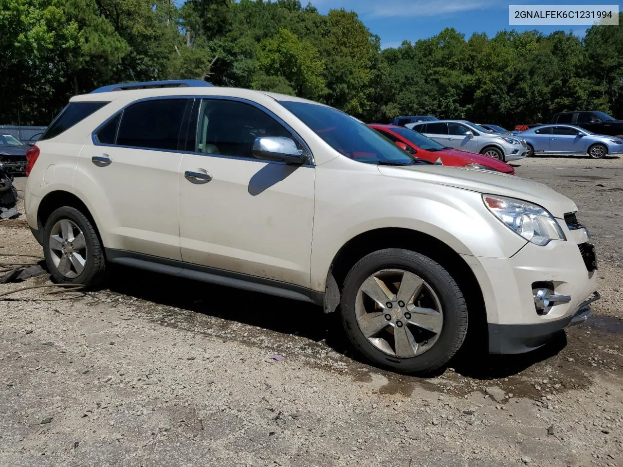 2012 Chevrolet Equinox Ltz VIN: 2GNALFEK6C1231994 Lot: 69947504