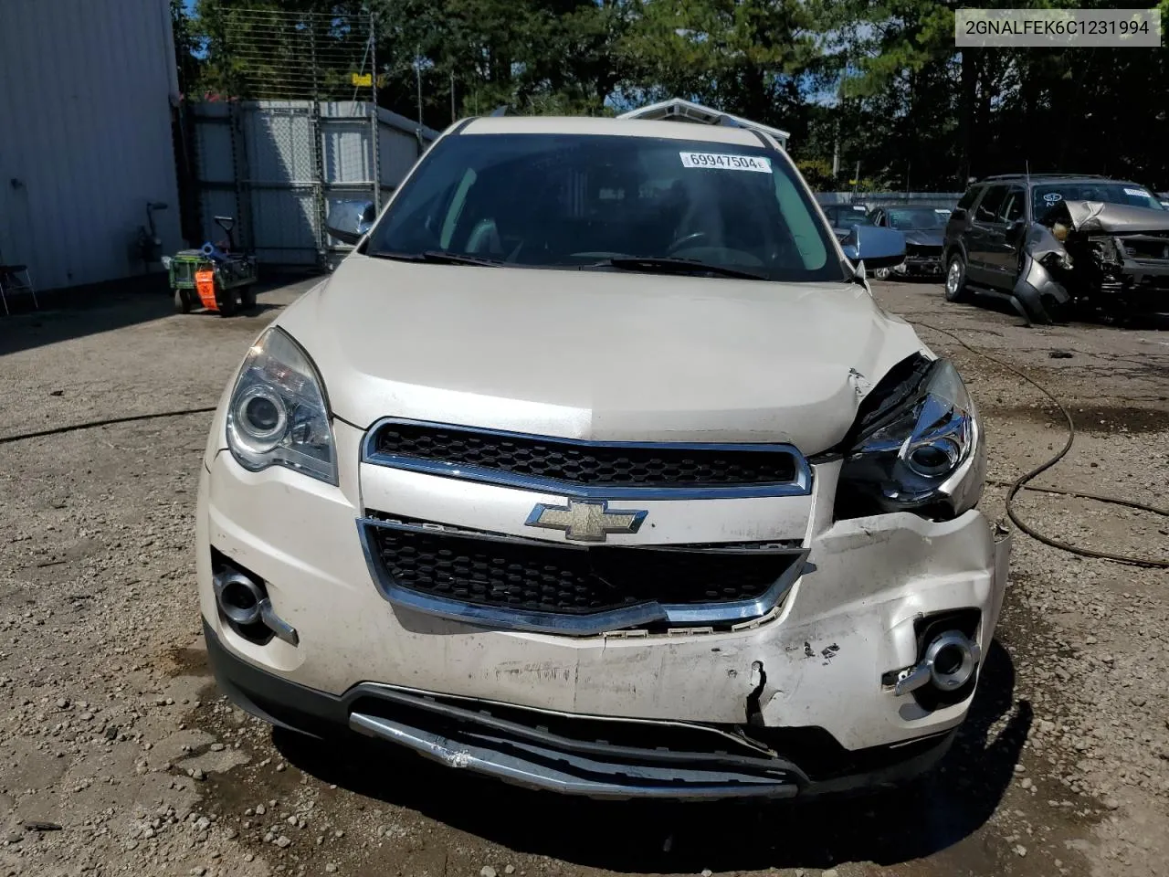 2012 Chevrolet Equinox Ltz VIN: 2GNALFEK6C1231994 Lot: 69947504