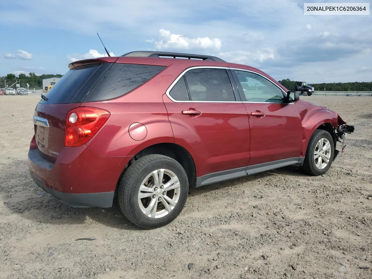 2012 Chevrolet Equinox Lt VIN: 2GNALPEK1C6206364 Lot: 70281684