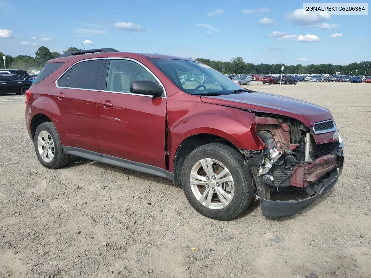 2GNALPEK1C6206364 2012 Chevrolet Equinox Lt