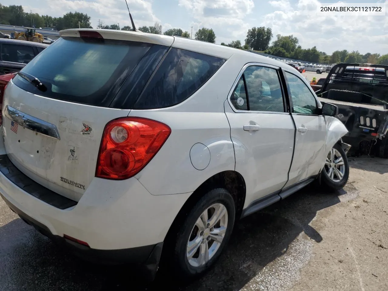 2012 Chevrolet Equinox Ls VIN: 2GNALBEK3C1121722 Lot: 70412734