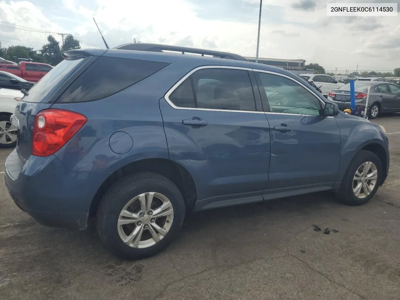 2012 Chevrolet Equinox Lt VIN: 2GNFLEEK0C6114530 Lot: 70491424