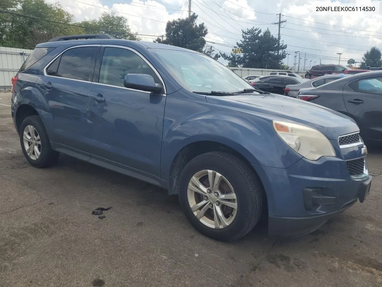 2012 Chevrolet Equinox Lt VIN: 2GNFLEEK0C6114530 Lot: 70491424