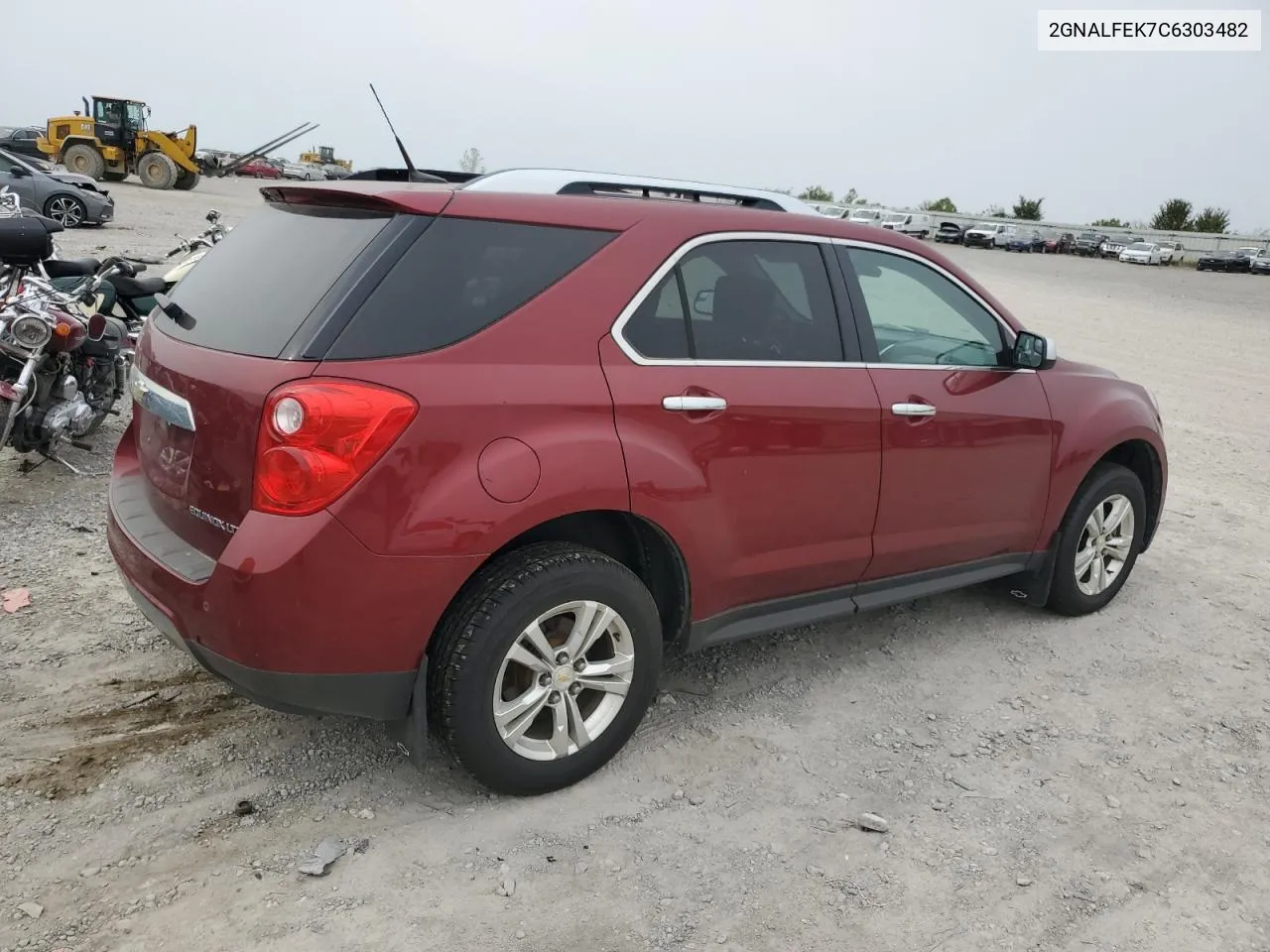 2012 Chevrolet Equinox Ltz VIN: 2GNALFEK7C6303482 Lot: 70533054