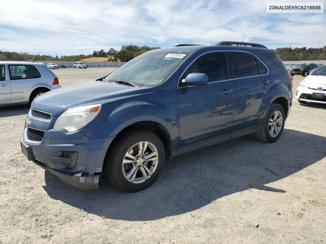 2012 Chevrolet Equinox Lt VIN: 2GNALDEK9C6218888 Lot: 70538694