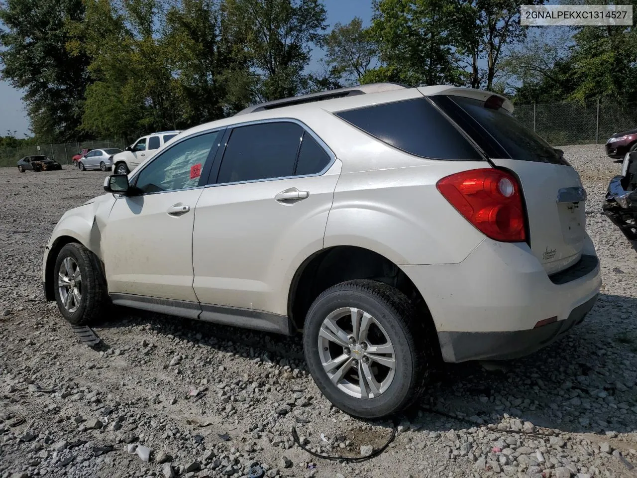 2012 Chevrolet Equinox Lt VIN: 2GNALPEKXC1314527 Lot: 70636114