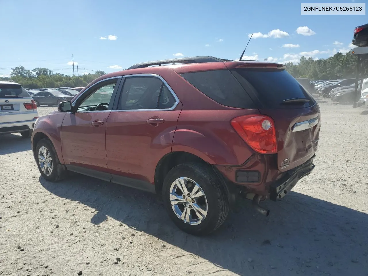 2012 Chevrolet Equinox Lt VIN: 2GNFLNEK7C6265123 Lot: 70692744