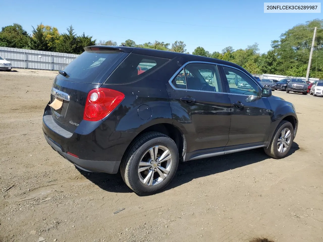 2012 Chevrolet Equinox Ls VIN: 2GNFLCEK3C6289987 Lot: 70742114