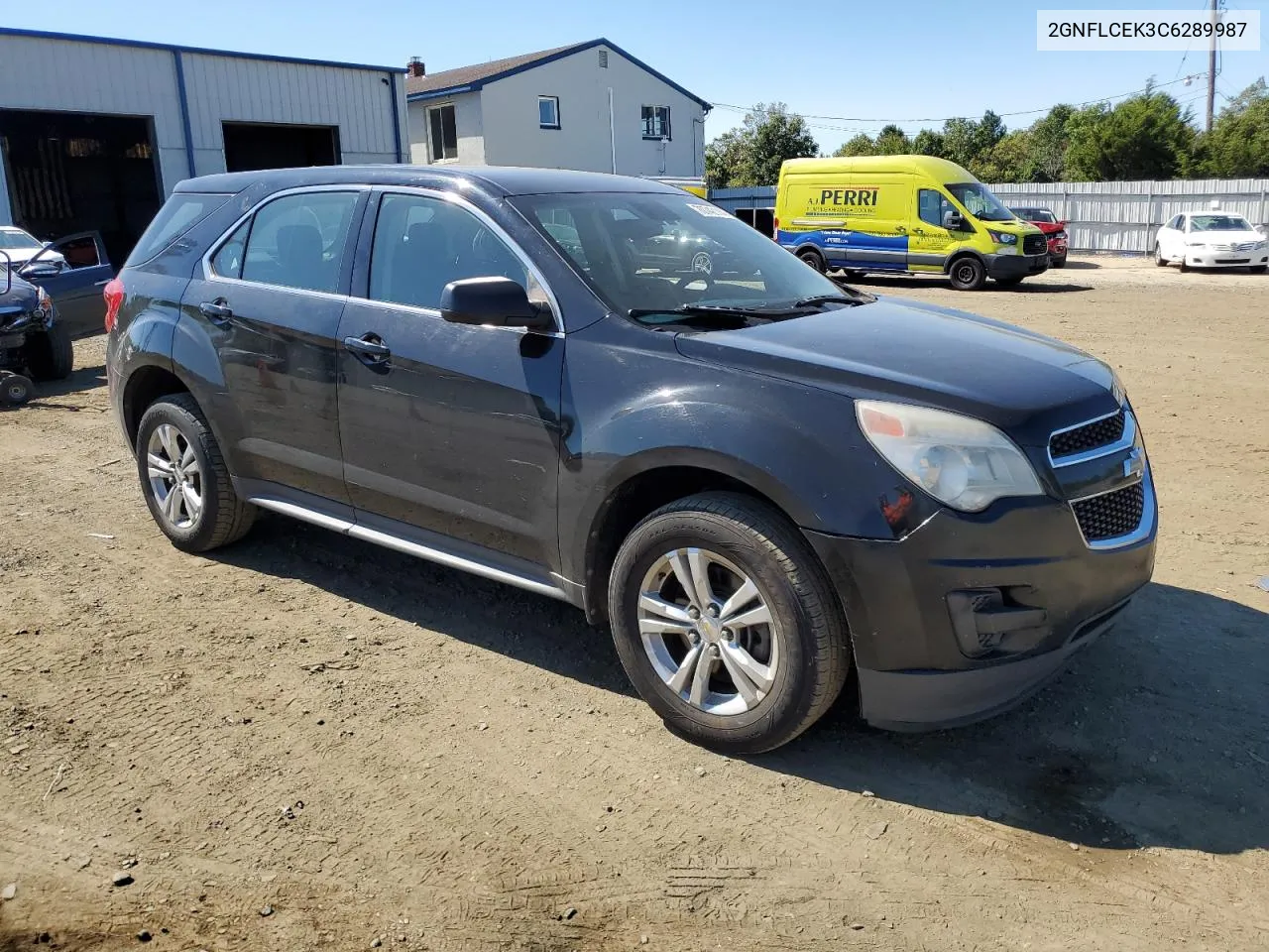 2012 Chevrolet Equinox Ls VIN: 2GNFLCEK3C6289987 Lot: 70742114