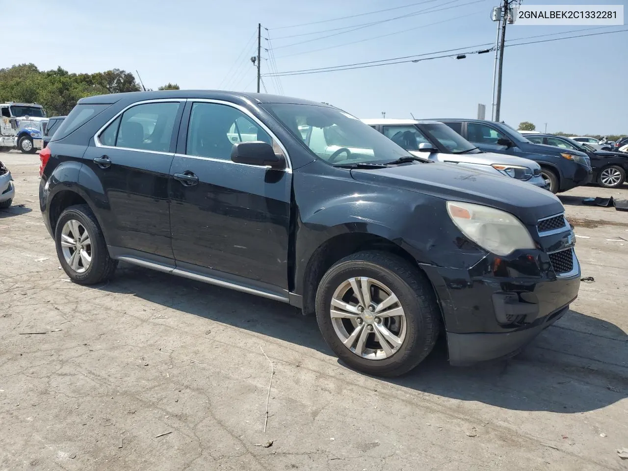 2012 Chevrolet Equinox Ls VIN: 2GNALBEK2C1332281 Lot: 70775304