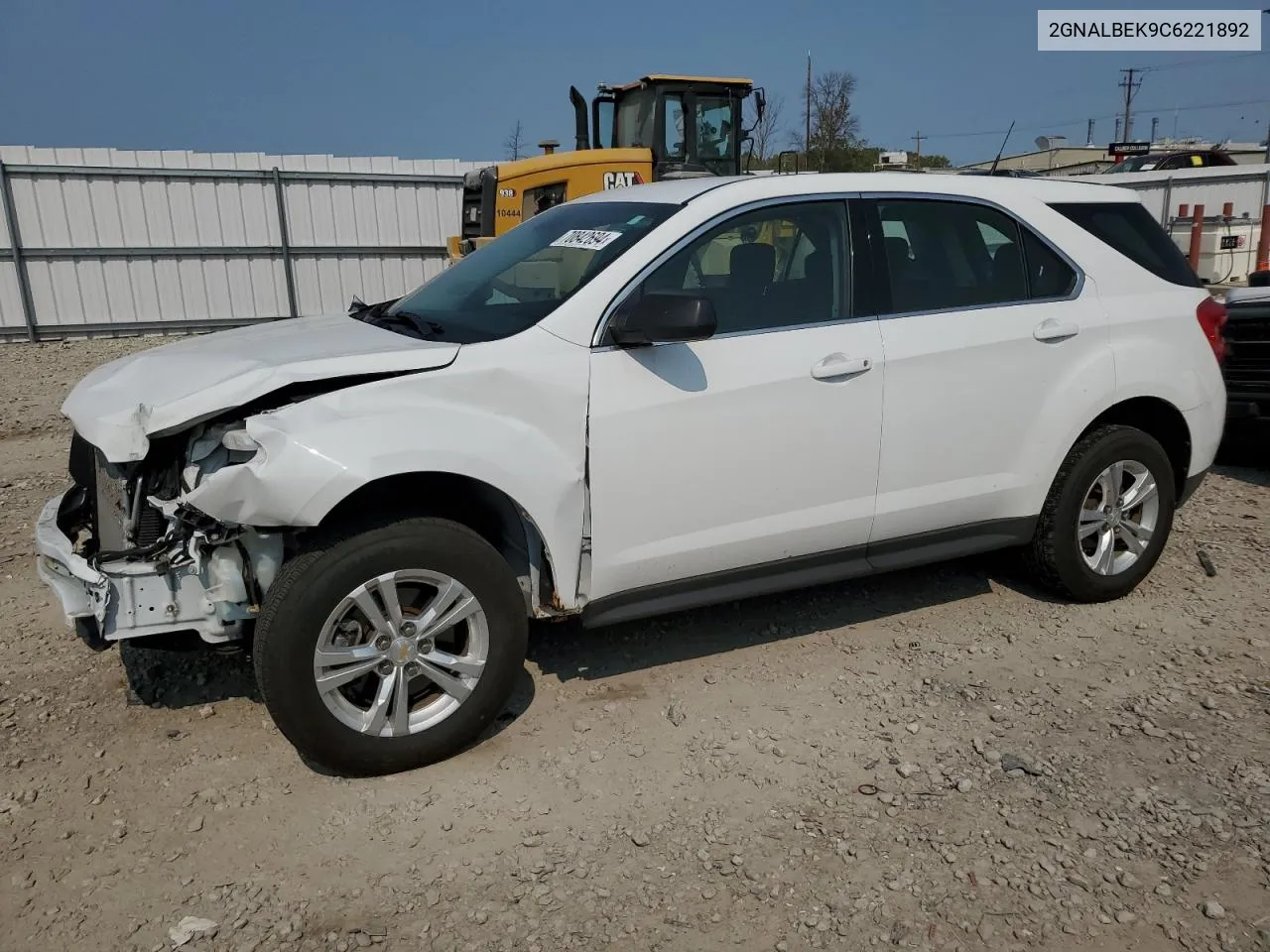 2012 Chevrolet Equinox Ls VIN: 2GNALBEK9C6221892 Lot: 70842694