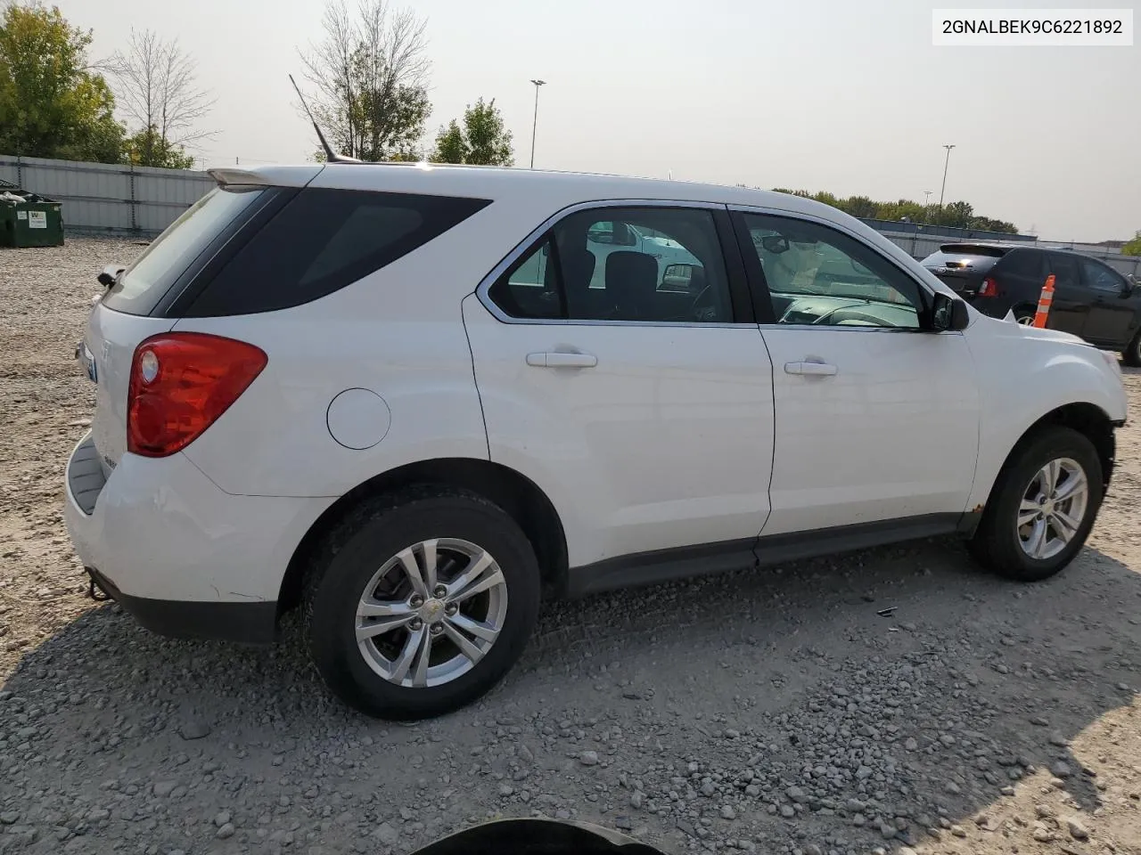 2012 Chevrolet Equinox Ls VIN: 2GNALBEK9C6221892 Lot: 70842694