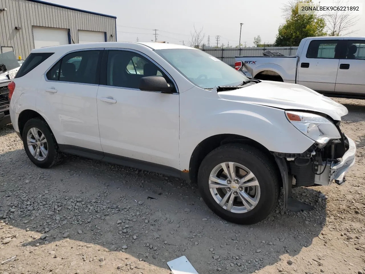 2012 Chevrolet Equinox Ls VIN: 2GNALBEK9C6221892 Lot: 70842694