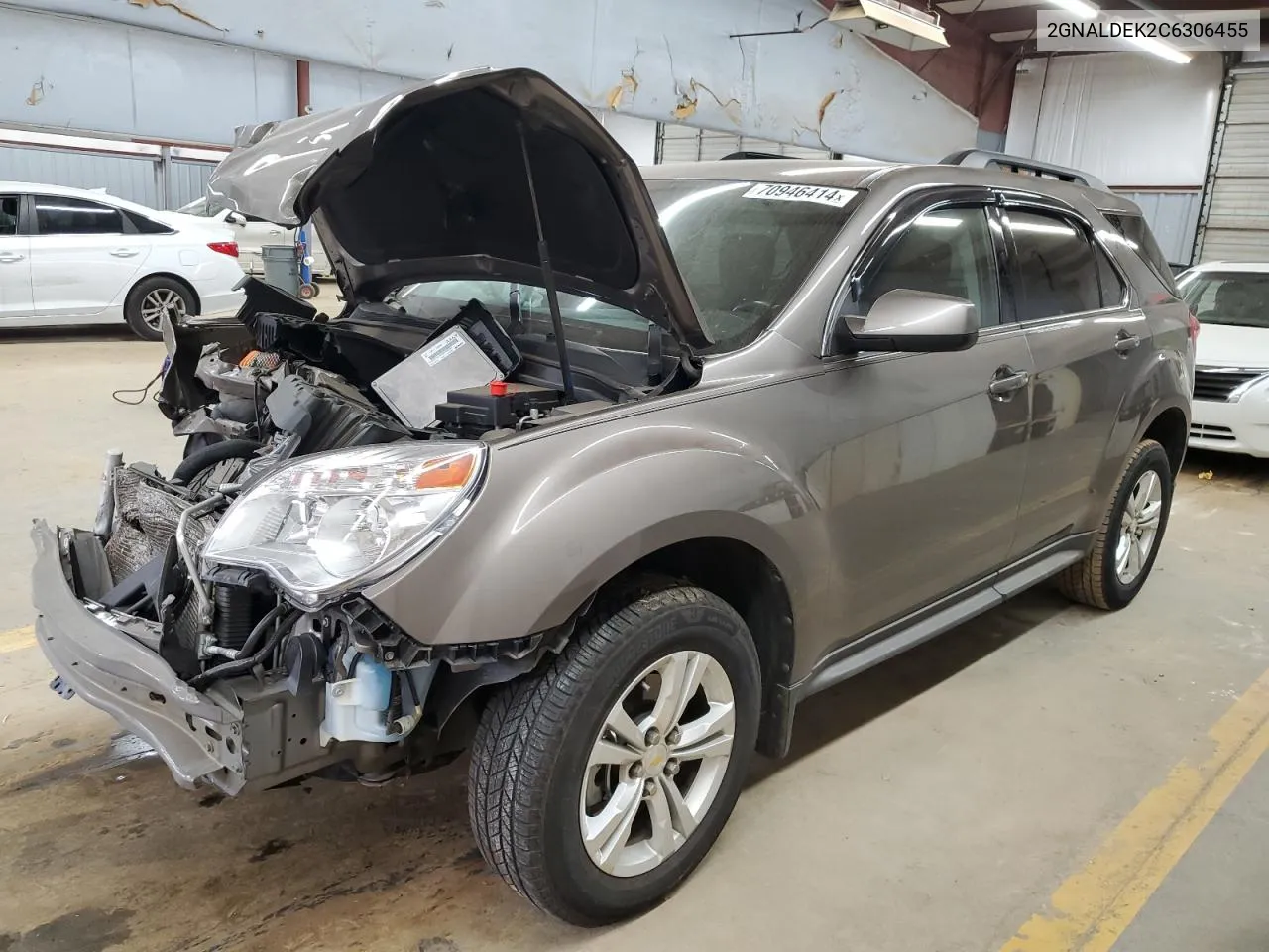 2012 Chevrolet Equinox Lt VIN: 2GNALDEK2C6306455 Lot: 70946414