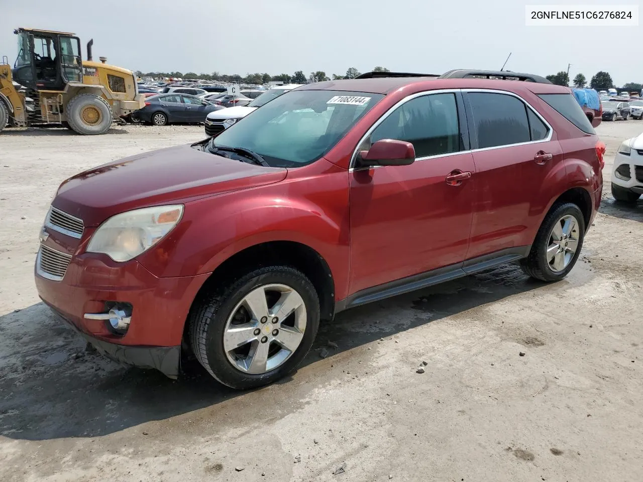 2012 Chevrolet Equinox Lt VIN: 2GNFLNE51C6276824 Lot: 71083144