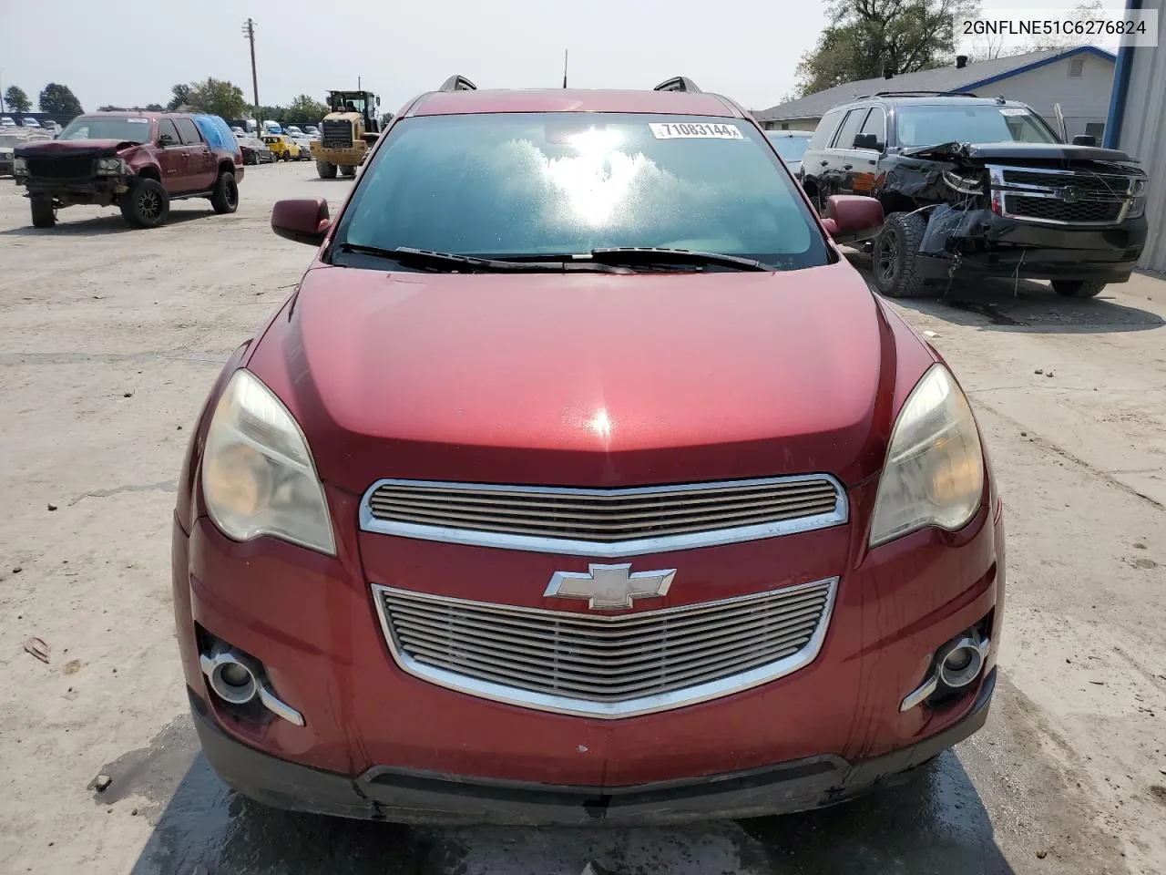 2012 Chevrolet Equinox Lt VIN: 2GNFLNE51C6276824 Lot: 71083144