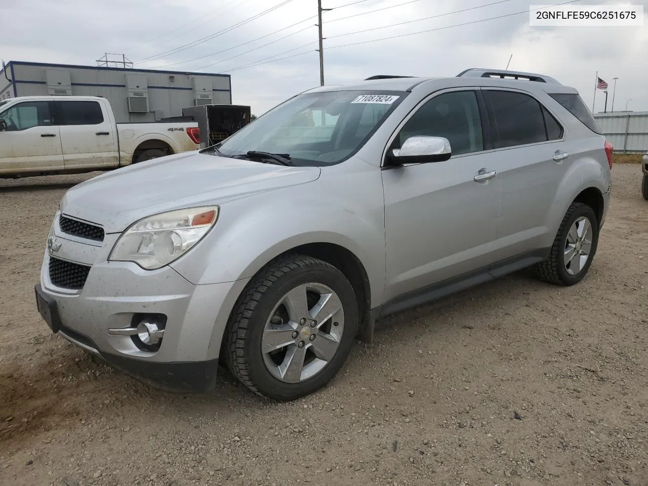 2012 Chevrolet Equinox Ltz VIN: 2GNFLFE59C6251675 Lot: 71087824