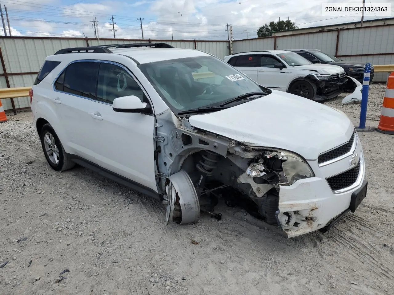 2012 Chevrolet Equinox Lt VIN: 2GNALDEK3C1324363 Lot: 71226044