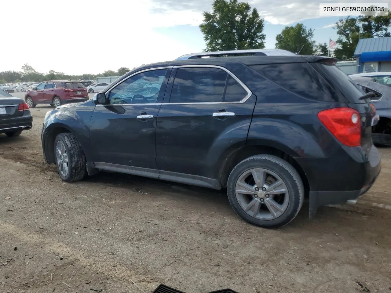 2012 Chevrolet Equinox Ltz VIN: 2GNFLGE59C6106335 Lot: 71400674