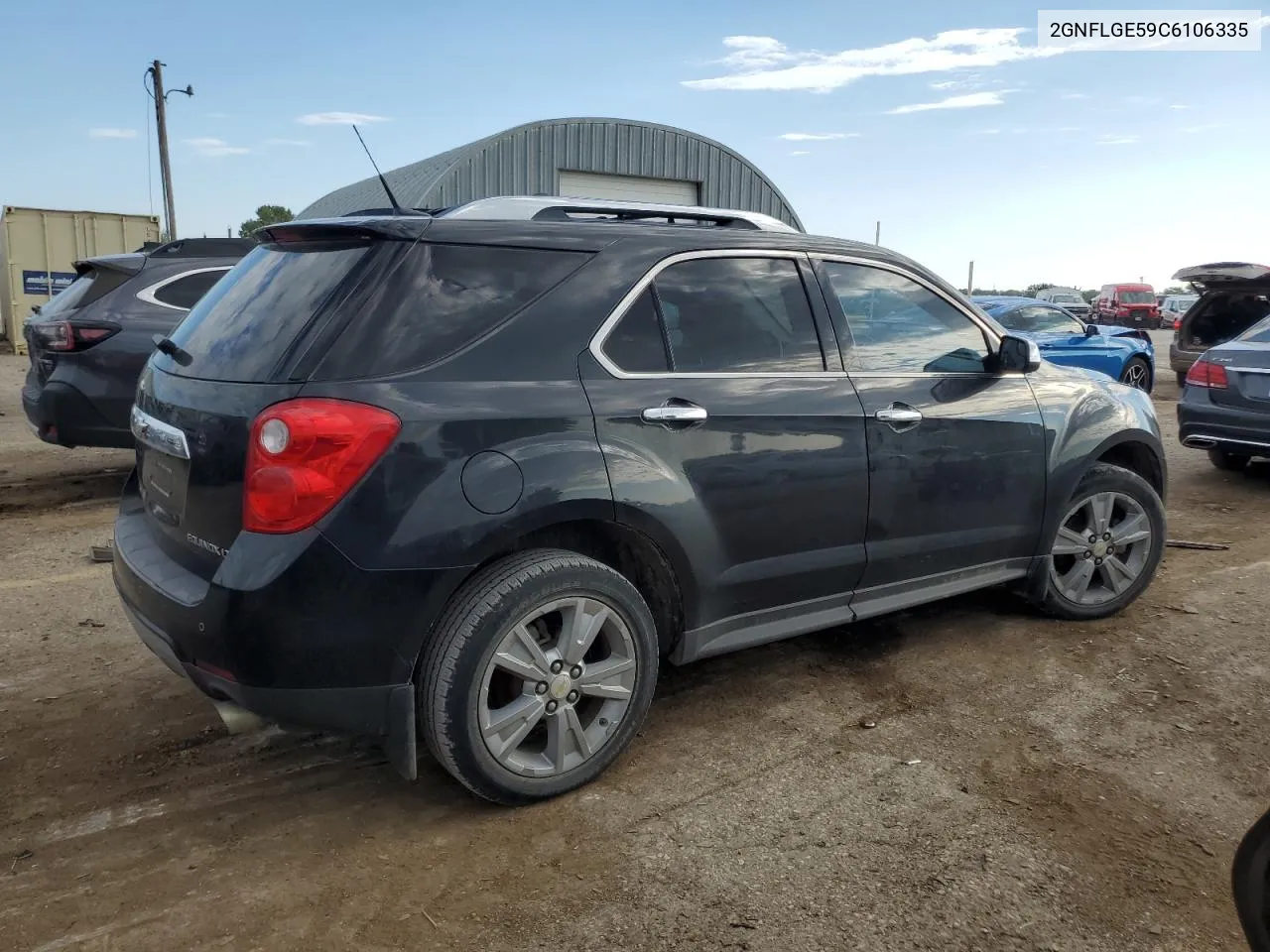 2012 Chevrolet Equinox Ltz VIN: 2GNFLGE59C6106335 Lot: 71400674