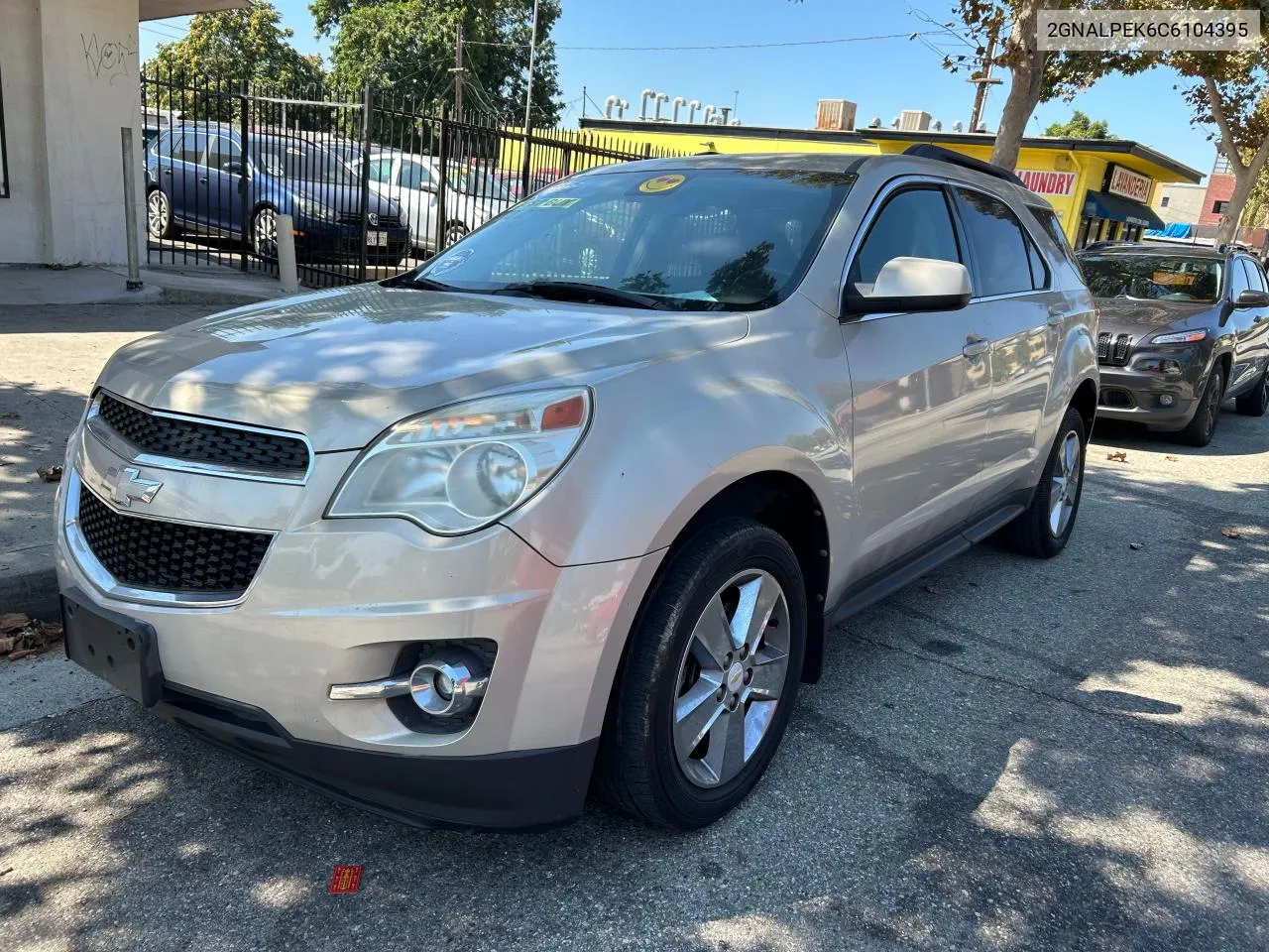 2012 Chevrolet Equinox Lt VIN: 2GNALPEK6C6104395 Lot: 71410954