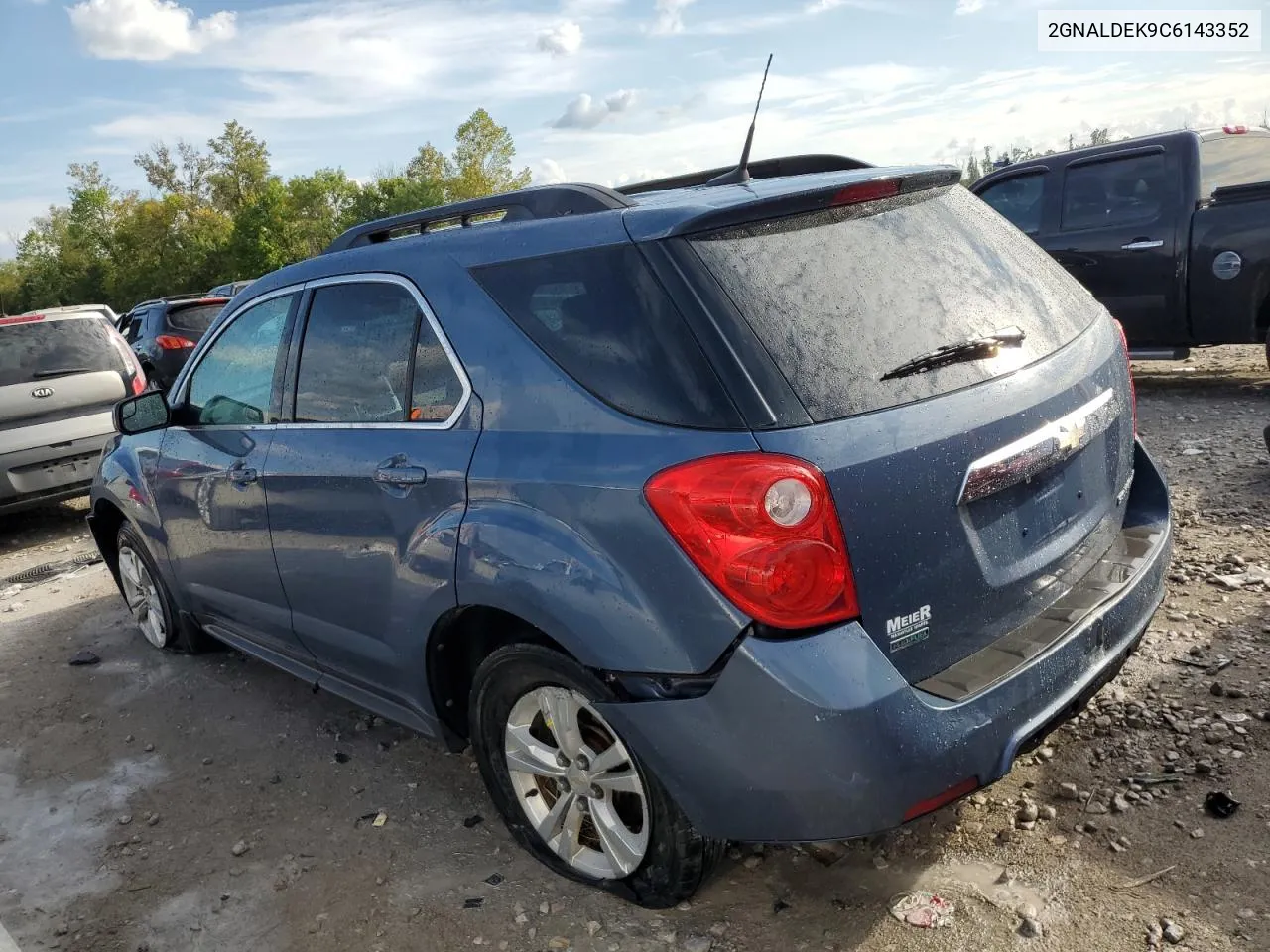 2012 Chevrolet Equinox Lt VIN: 2GNALDEK9C6143352 Lot: 71612694