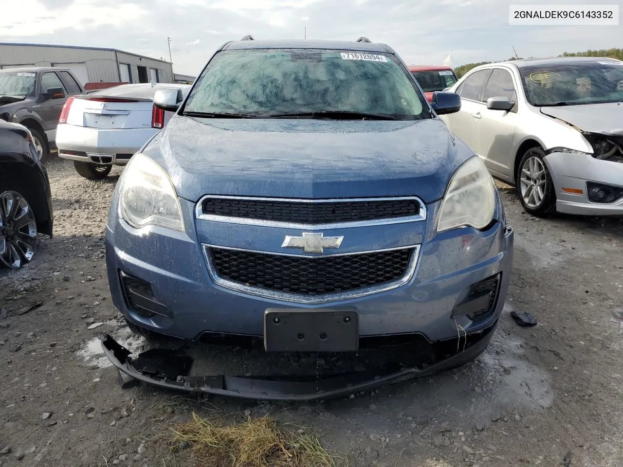 2012 Chevrolet Equinox Lt VIN: 2GNALDEK9C6143352 Lot: 71612694