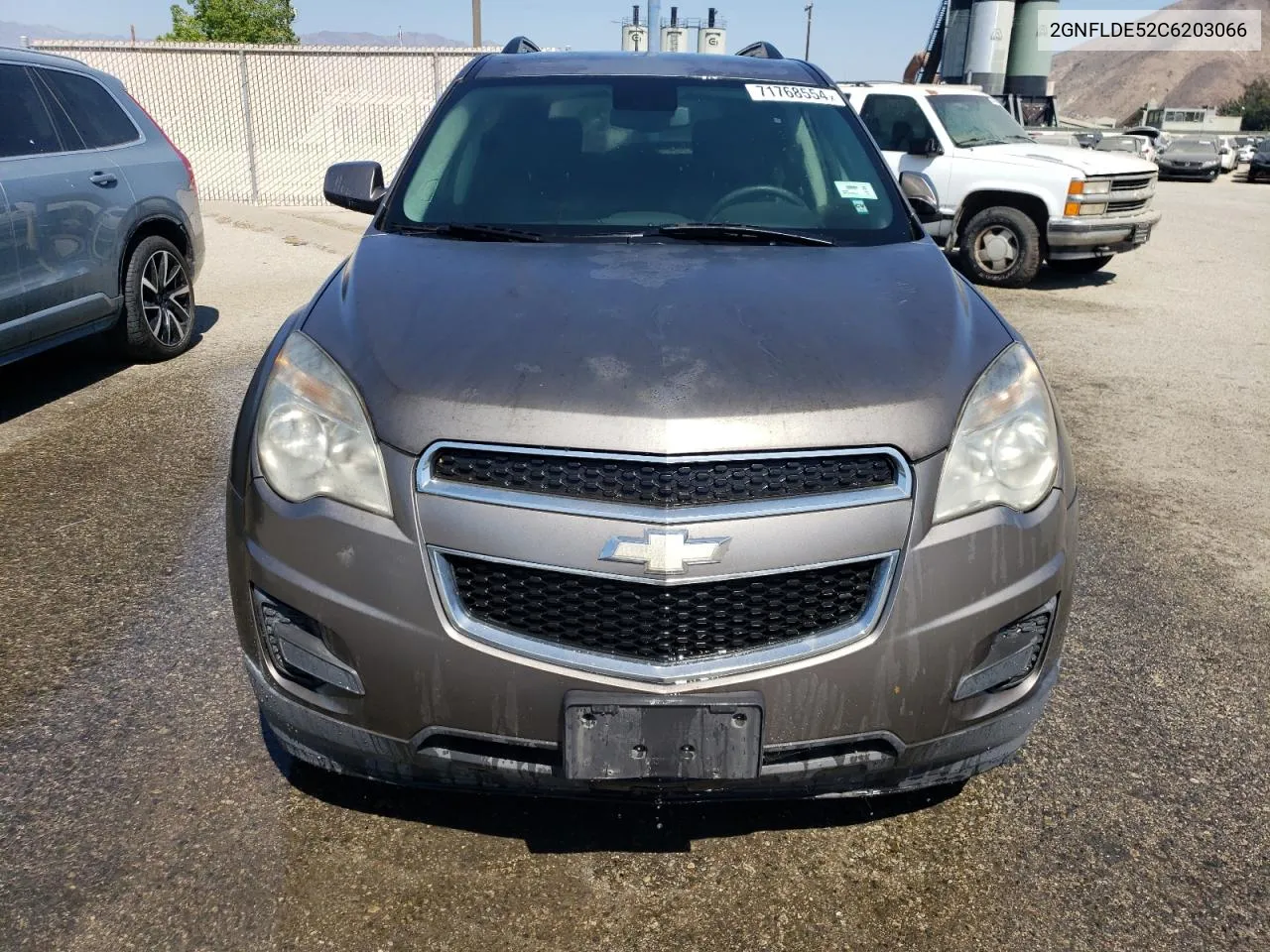 2012 Chevrolet Equinox Lt VIN: 2GNFLDE52C6203066 Lot: 71768554