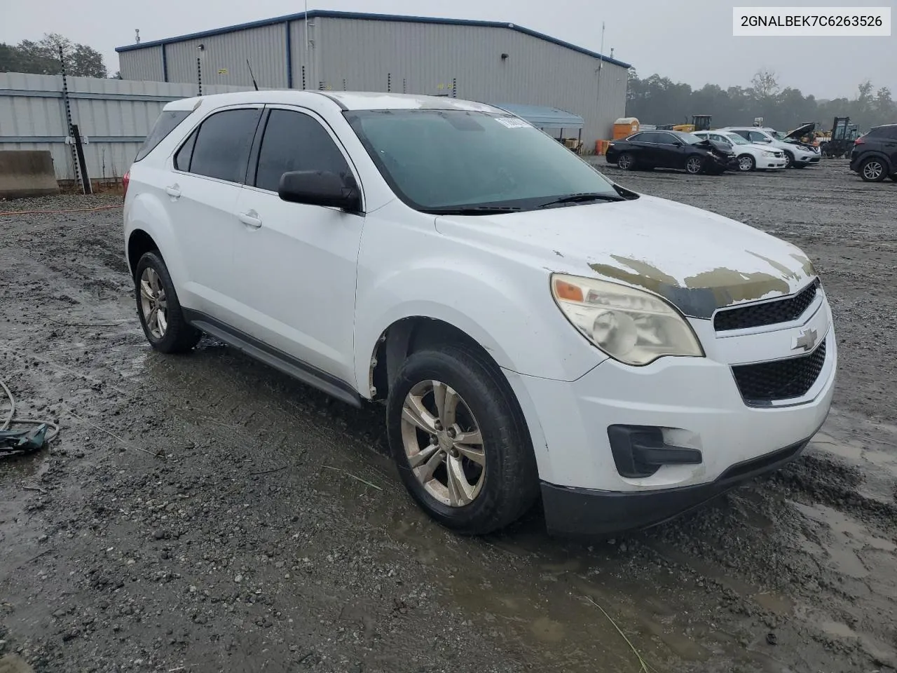 2GNALBEK7C6263526 2012 Chevrolet Equinox Ls