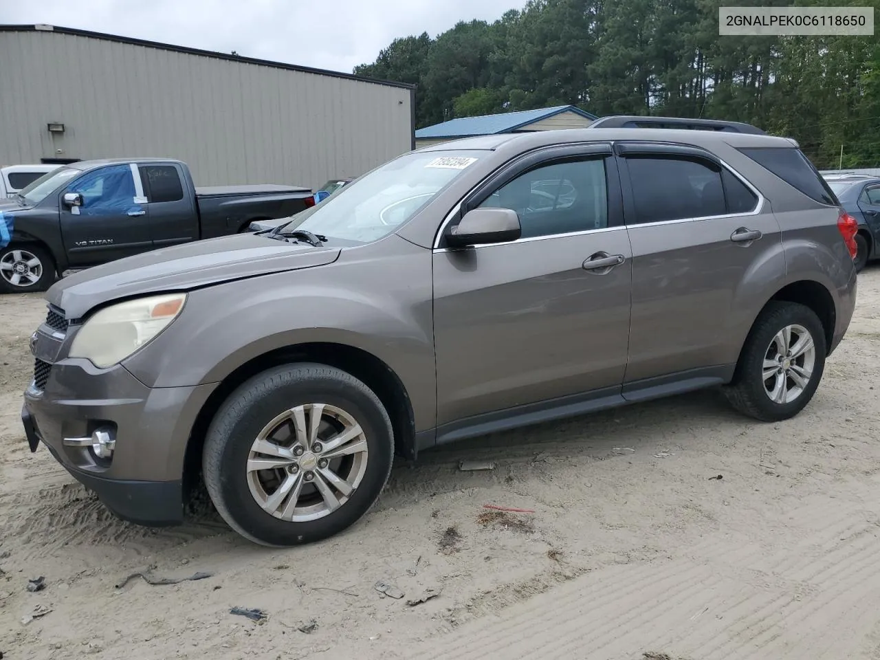 2GNALPEK0C6118650 2012 Chevrolet Equinox Lt