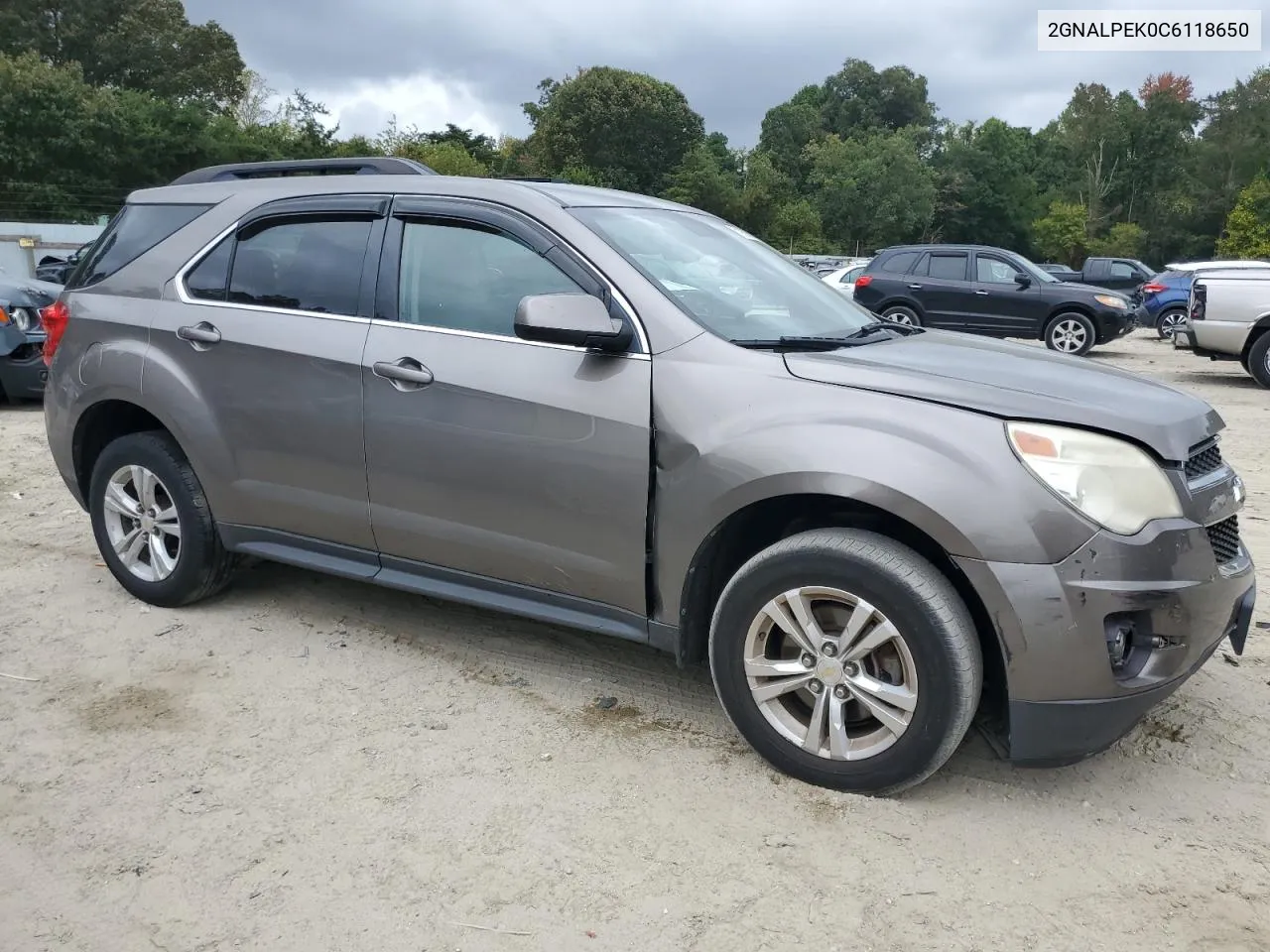 2GNALPEK0C6118650 2012 Chevrolet Equinox Lt