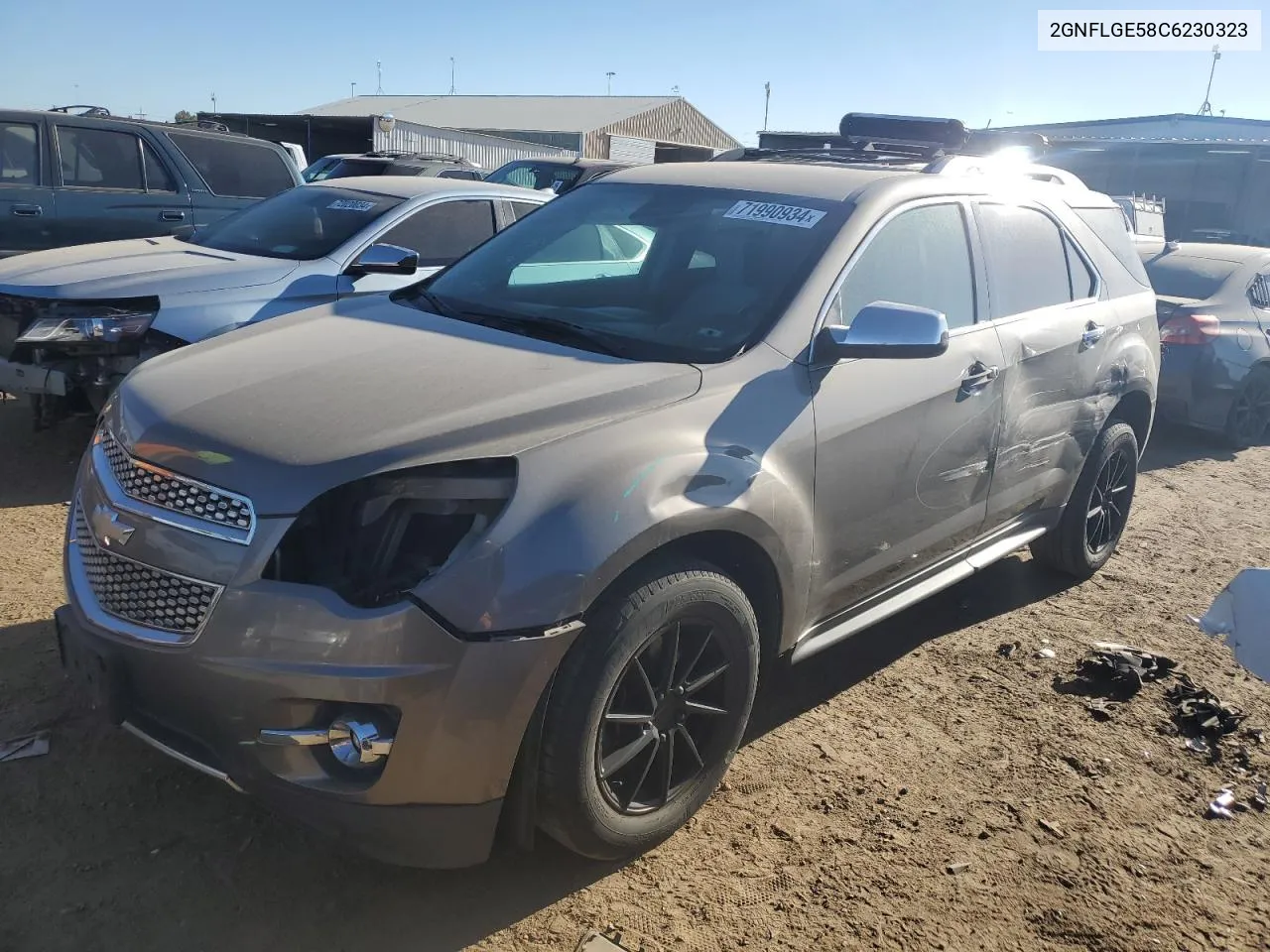 2012 Chevrolet Equinox Ltz VIN: 2GNFLGE58C6230323 Lot: 71990934