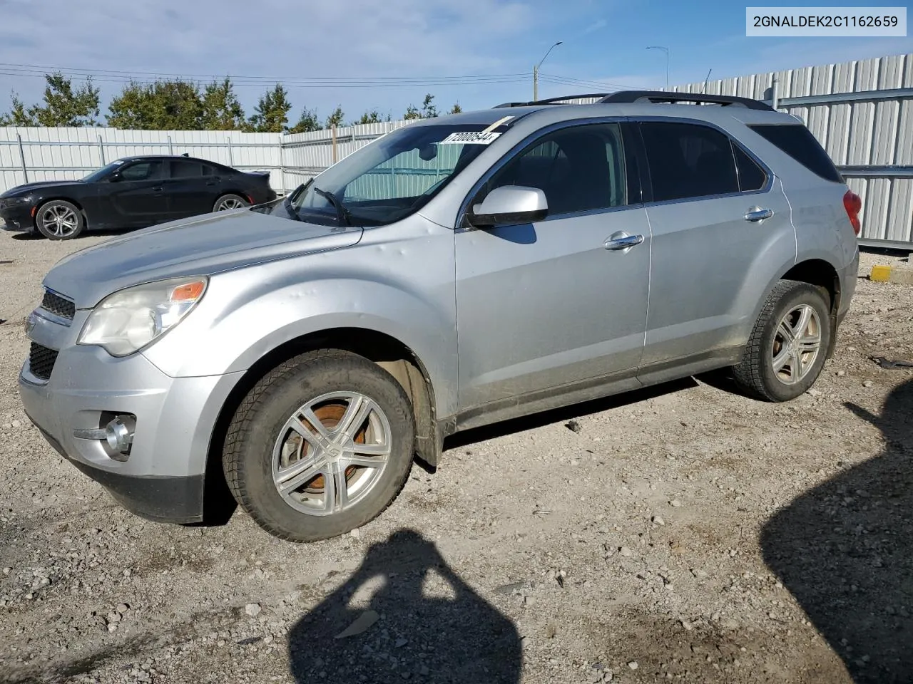 2012 Chevrolet Equinox Lt VIN: 2GNALDEK2C1162659 Lot: 72000544